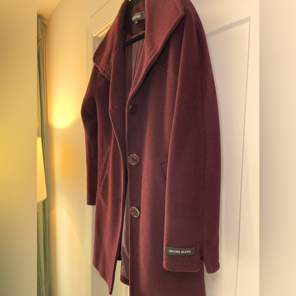 Ellen Tracey Angora blend winter coat